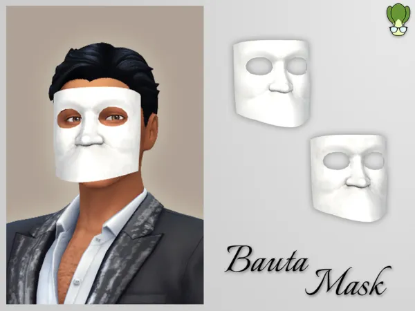 Maxis Match Venetian Mask Bauta by kapakijo - The Sims 4 Custom Content