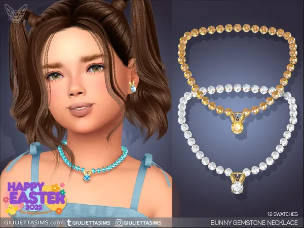 Alpha comes with 6 stones diamond sapphire - The Sims 4 Custom Content