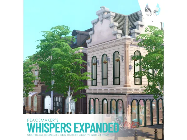 Maxis Match Whispers Expanded Unofficial Businesses and Hobbies Addon with 24 Items by simsationaldesigns - The Sims 4 Custom Content