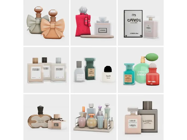 Maxis Match fill that vanity up with perfumes sims 4 finds by boujeesimss - The Sims 4 Custom Content