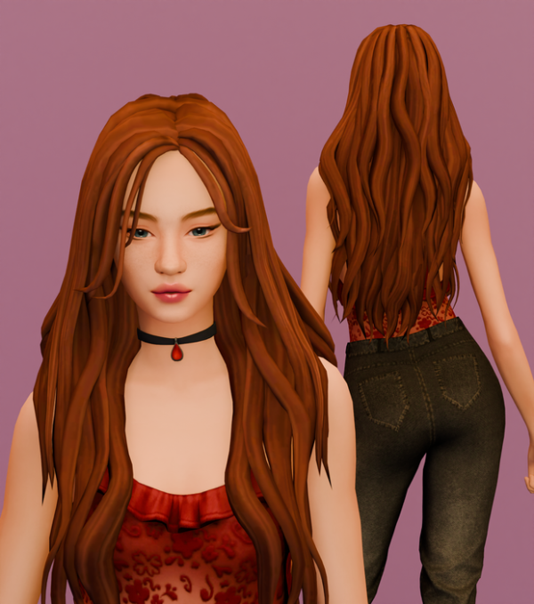 Maxis Match Bea Hair by simsfinds - The Sims 4 Custom Content