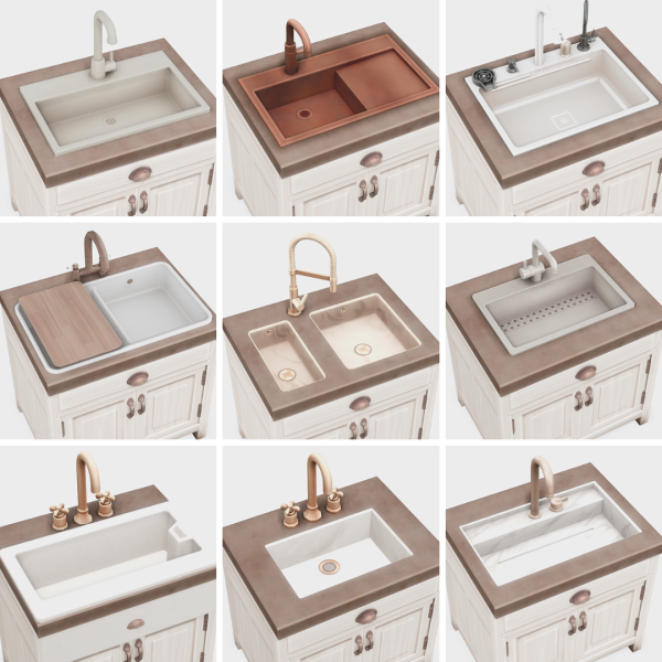 Maxis Match my favorite sinks sims 4 finds by simsfinds - The Sims 4 Custom Content