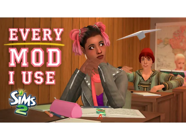 Download my High School lot fully furnished with custom content included by simsfinds - The Sims 2 Custom Content