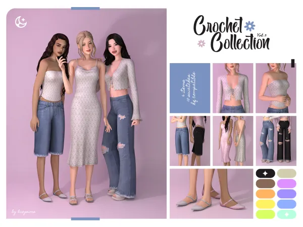 Maxis Match Crochet Collection III - The Sims 4 Custom Content
