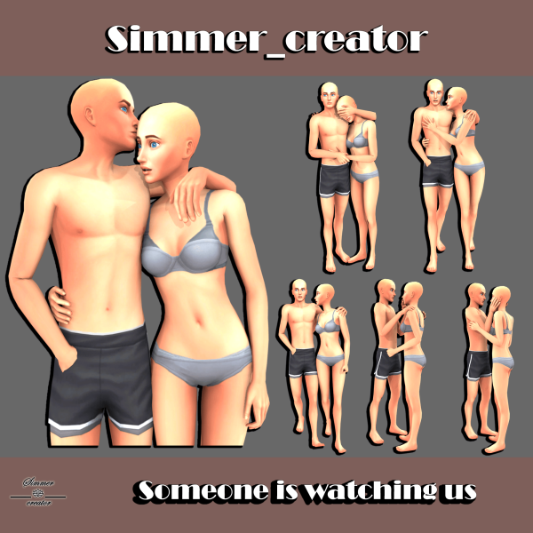 Mix Someone is watching us by simmer_creator - The Sims 4 Custom Content