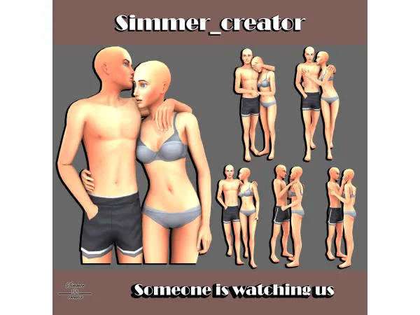 Mix Someone is watching us by Meow_creator - The Sims 4 Custom Content