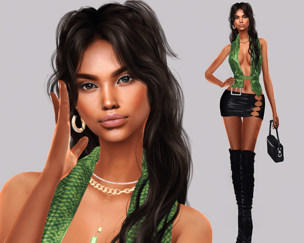 Alpha Harlette Fox by simsfinds - The Sims 4 Custom Content