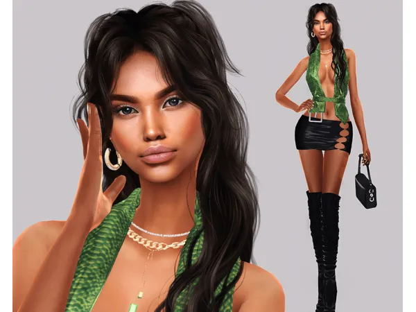 Alpha Harlette Fox by miwisimsie - The Sims 4 Custom Content