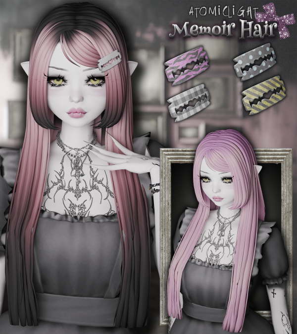 Maxis Match Memoir Hair and razor clip by atomiclight - The Sims 4 Custom Content