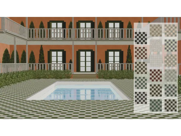 4T2 PIERISIM Winter Garden by pinka - The Sims 2 Custom Content