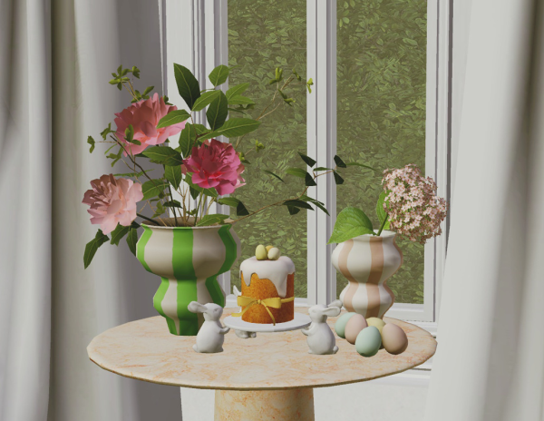 4T2 PINKBOX ANYE Mini Spring Easter by simsfinds - The Sims 2 Custom Content