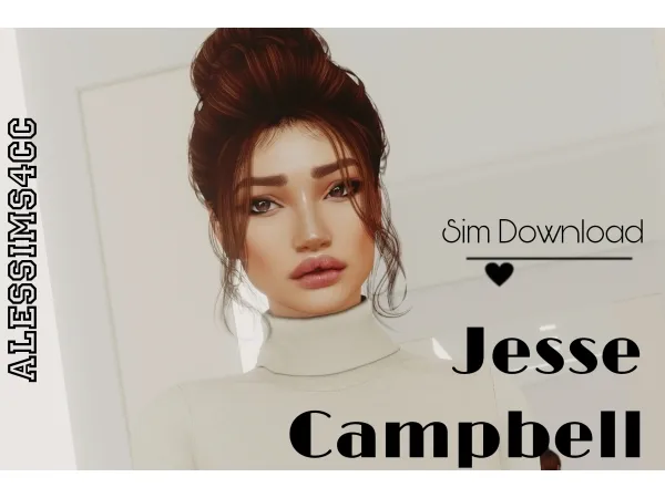 Alpha Jesse Campbell Sim Download - The Sims 4 Custom Content
