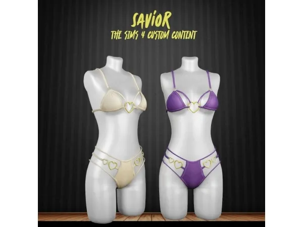 Alpha SO_Suzuka Bikini Set - The Sims 4 Custom Content