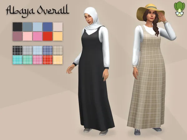 Maxis Match Simple Abaya 6 by kapakijo - The Sims 4 Custom Content