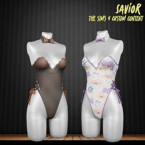 Alpha SO_Haruna Swimsuits by saviorts4 - The Sims 4 Custom Content