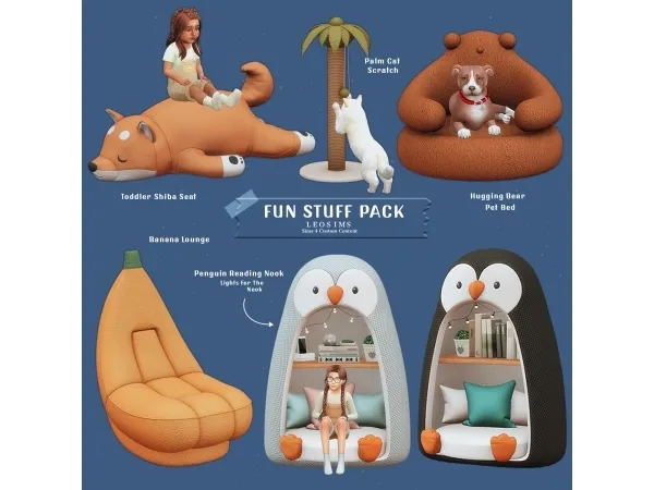Mix Fun Stuff Pack - The Sims 4 Custom Content
