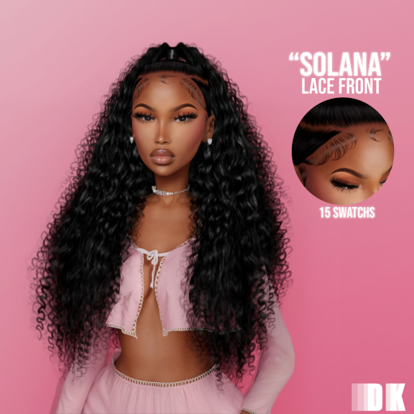 Alpha Solana Lace Front by simsfinds - The Sims 4 Custom Content
