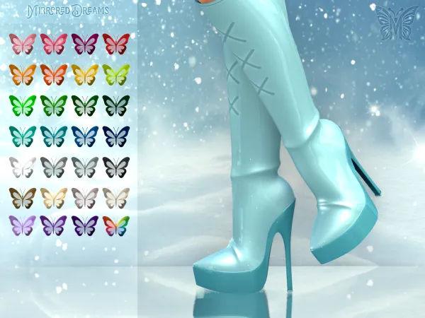 Maxis Match Icy Trix Boots - The Sims 4 Custom Content