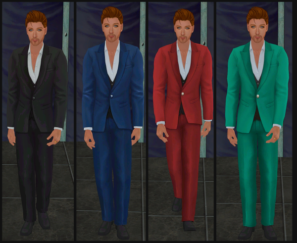 AM LeanBB Azentase Suit City Boots by simsfinds - The Sims 2 Custom Content