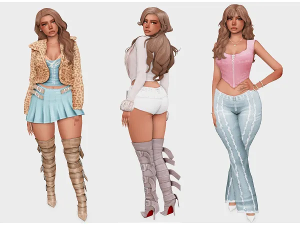 Maxis Match the trinity collection by serenity sentate sims 4 lookbooks by boujeesimss - The Sims 4 Custom Content