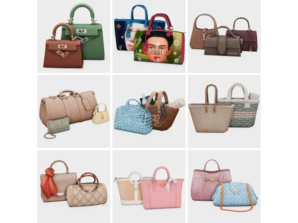 Maxis Match bags for days part 2 sims 4 finds by boujeesimss - The Sims 4 Custom Content