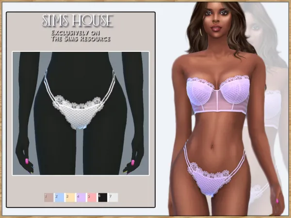 Alpha WOMEN'S UNDERWEAR by Sims_House - The Sims 4 Custom Content