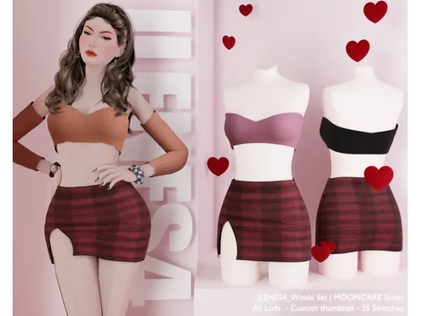Mix ILN Wooki Set - The Sims 4 Custom Content