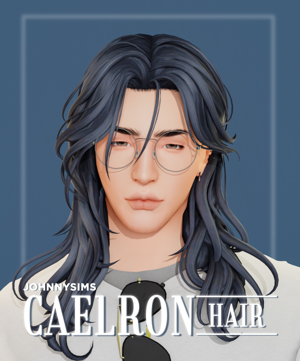 Maxis Match Caelron Hair by simsfinds - The Sims 4 Custom Content