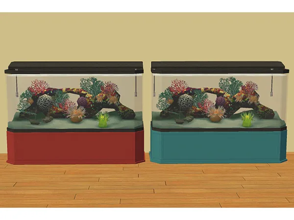 Mr Maritime Aquarium from Pets in 39 luasims Colors by creesims - The Sims 2 Custom Content