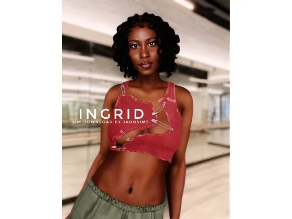 Sims 4 Ingrid u2661 (Sim Download)