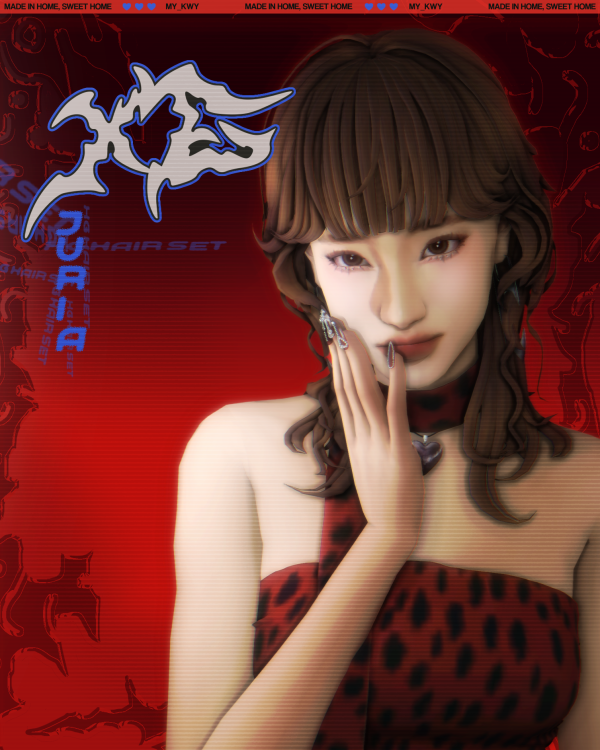 Maxis Match JURIA HAIR by simsfinds - The Sims 4 Custom Content