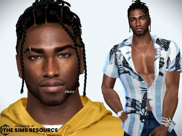 Alpha Bernard Roussel - The Sims 4 Custom Content