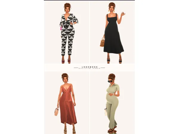 Maxis Match Pregnancy Looks Summer Edition by Wannabe Simblr - The Sims 4 Custom Content