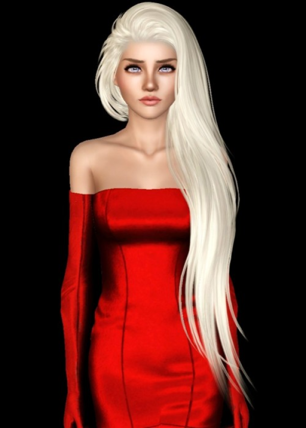 SClub Side Parted Long Hairstyle 040425 by simsfinds - The Sims 3 Custom Content