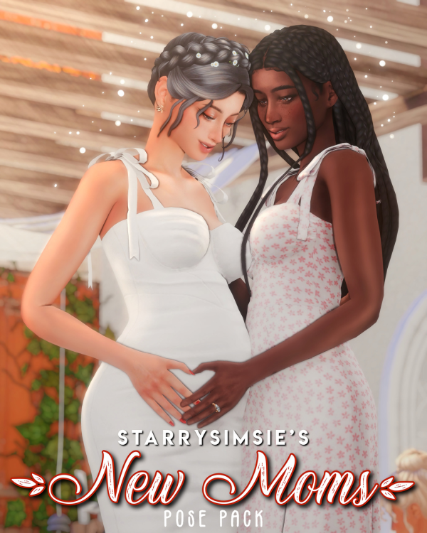 Mix New Moms by simsfinds - The Sims 4 Custom Content