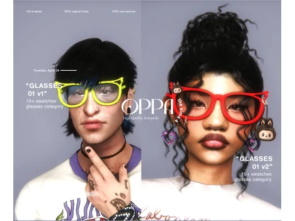 Alpha STYLE PACK 09 by oppasims - The Sims 4 Custom Content