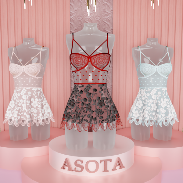 Alpha [ASOTA OFFICIAL] Hera Lingerie by asotaofficial - The Sims 4 Custom Content