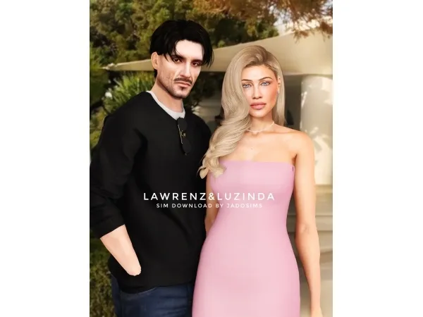 Sims 4 Lawrenz&Luzinda u2661 (Sim Download)