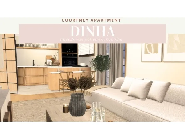 Alpha Courtney Apartment - The Sims 4 Custom Content