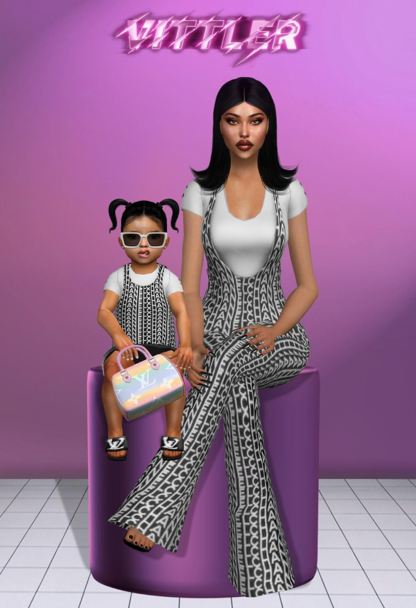 Alpha Sims 4 Mother Daughter Collection by simsfinds - The Sims 4 Custom Content