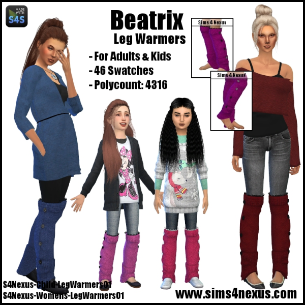 Mix Beatrix (Adult Child) by simsfinds - The Sims 4 Custom Content