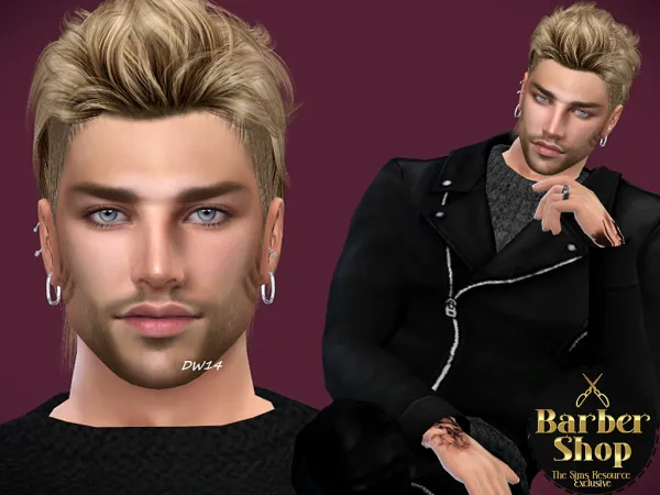 Mix Barber Shop Egon Lundgren - The Sims 4 Custom Content