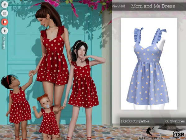 Mom and me Dress- Female by