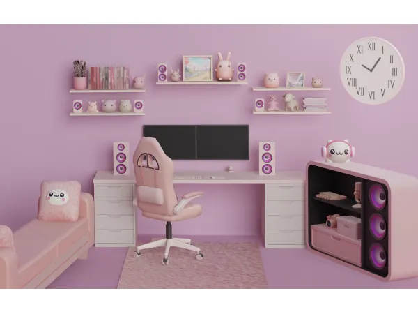 Cute Gamer Set by SnootySims
