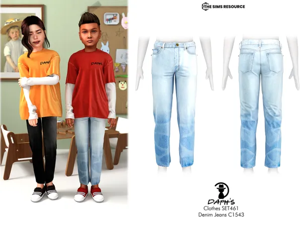 Daph's Clothes SET461 - Denim Jeans C1543