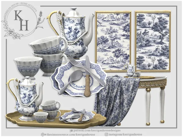Alpha [khd] toile III set - The Sims 4 Custom Content