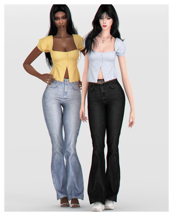 Alpha Casual Crush Set by simsfinds - The Sims 4 Custom Content