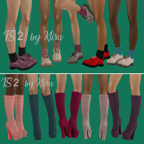 astya96 shoes by simsfinds - The Sims 2 Custom Content