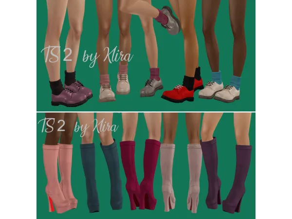 astya96 shoes by Klira - The Sims 2 Custom Content