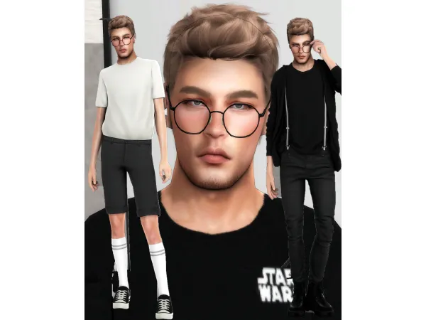 Alpha Cameron Vettel by deepmoon - The Sims 4 Custom Content